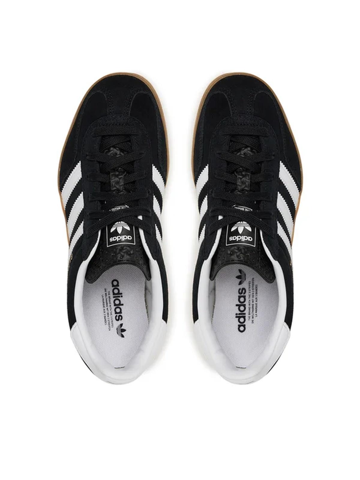 GAZELLE INDOOR J    CBLACK/FTWWHT/GUM2 
