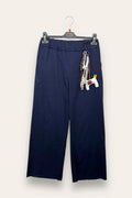 Palazzo trousers with key ring