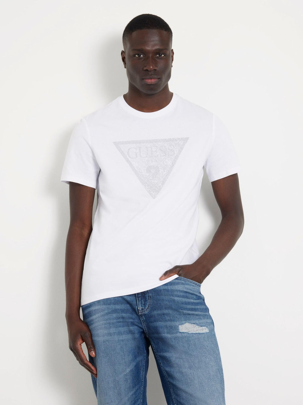 SS CN SHINY GEL TRIANGLE TEE M3GI33J1314/G011 GUESS
