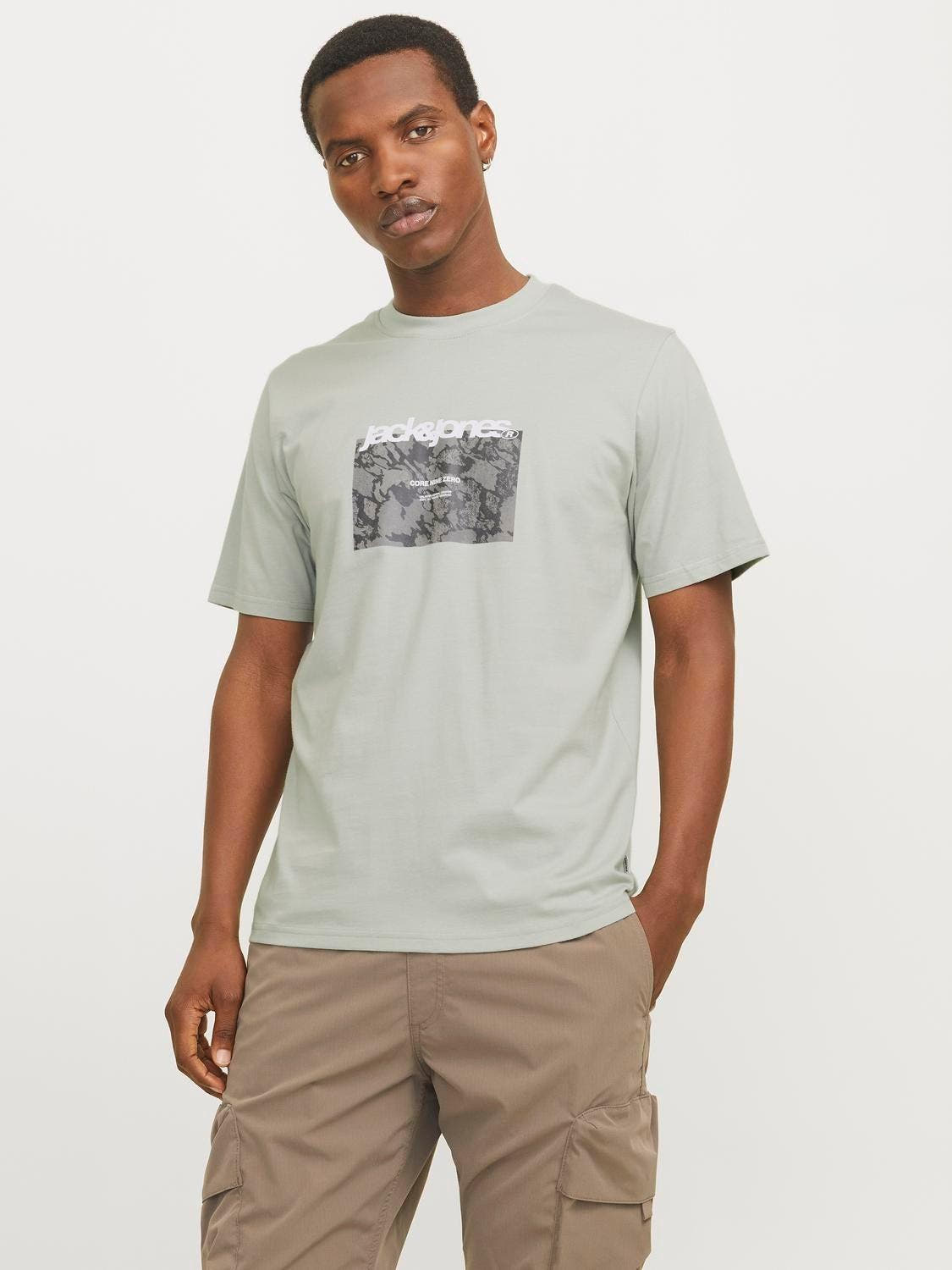 12273239/Aqua Gray JACK AND JONES