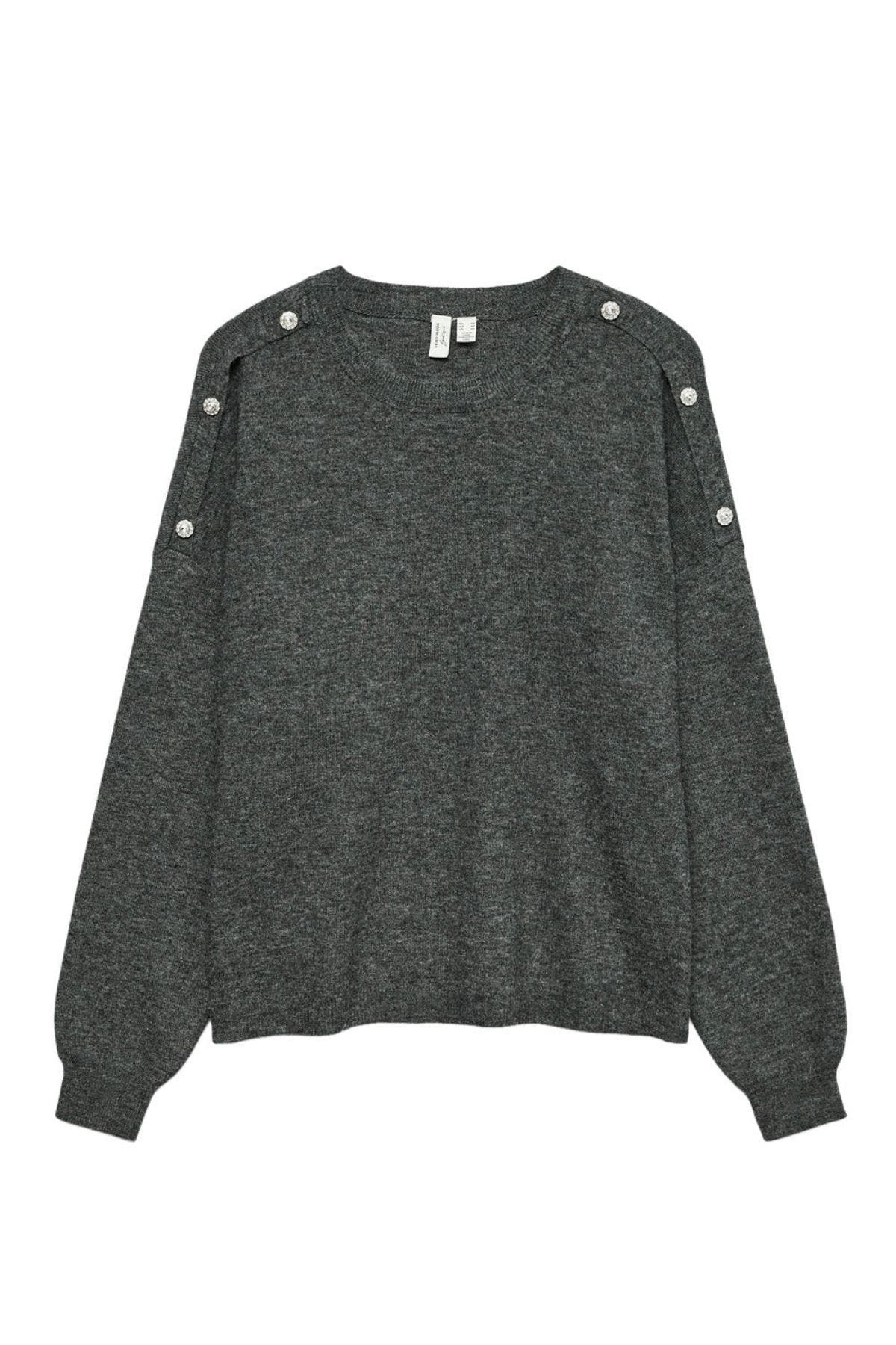 10335276/Dark Grey Melange VERO MODA