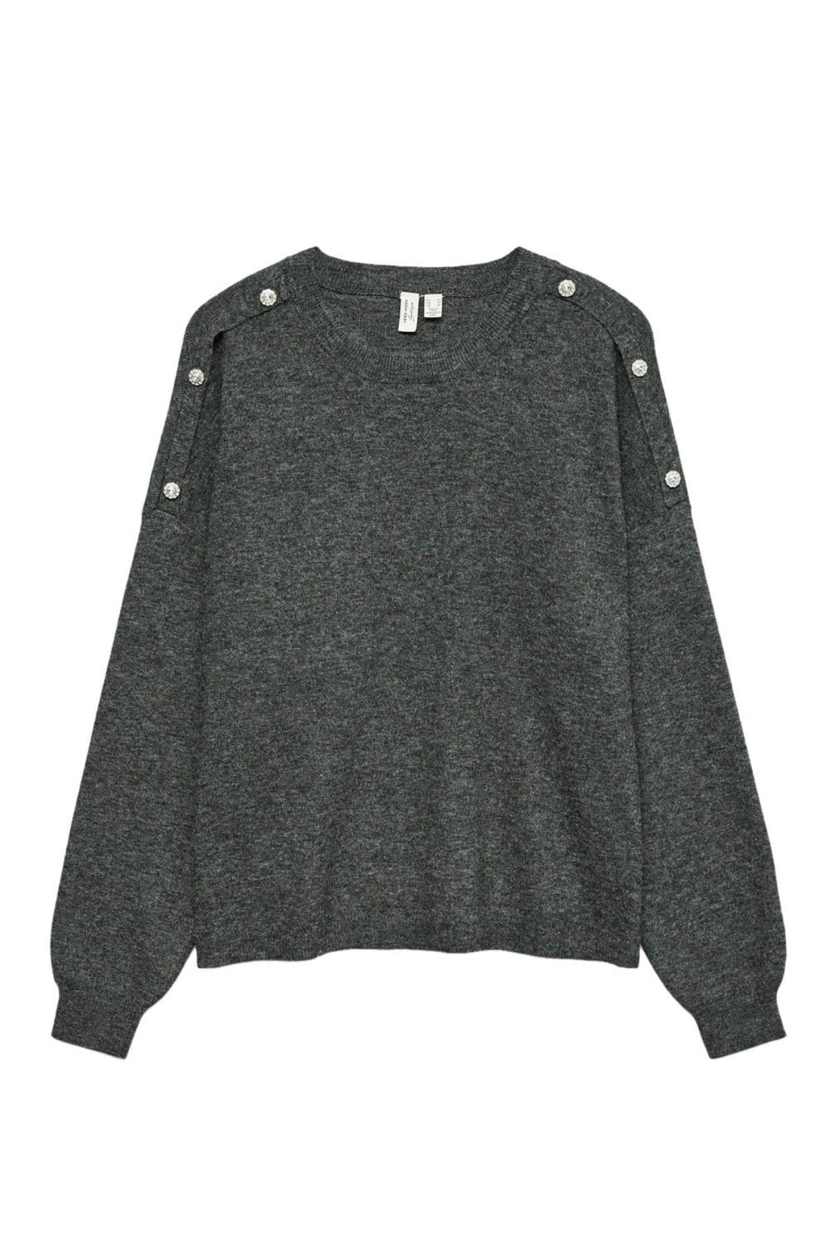 10335276/Dark Grey Melange VERO MODA