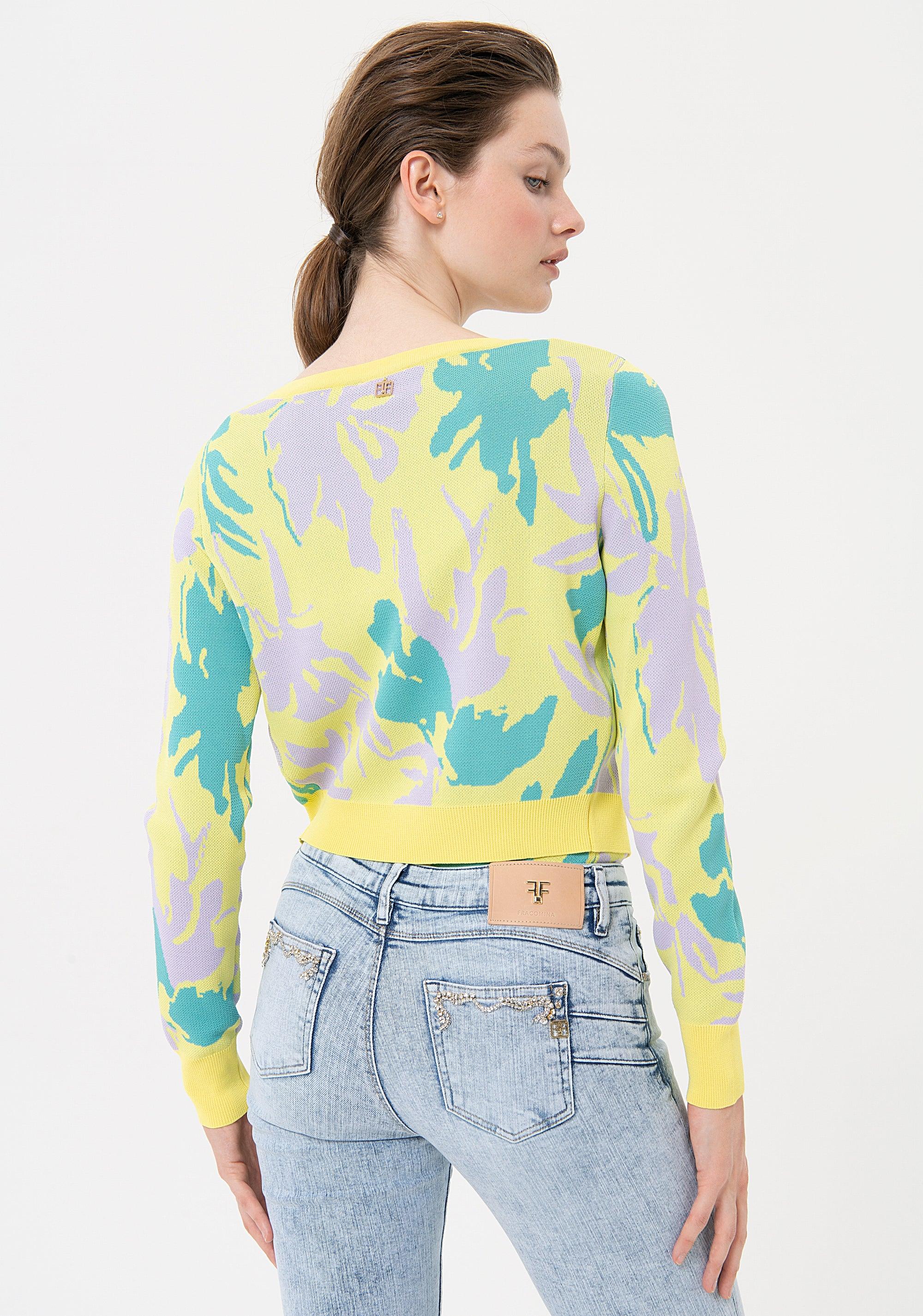 CHANEL CARDIGAN MULTICOLORLIGHTYELL FR24ST8012K416F8/S08 FRACOMINA