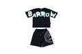 SET JERSEY REGULAR DROP SHOULDER T-SHIRT/BERMUDA 