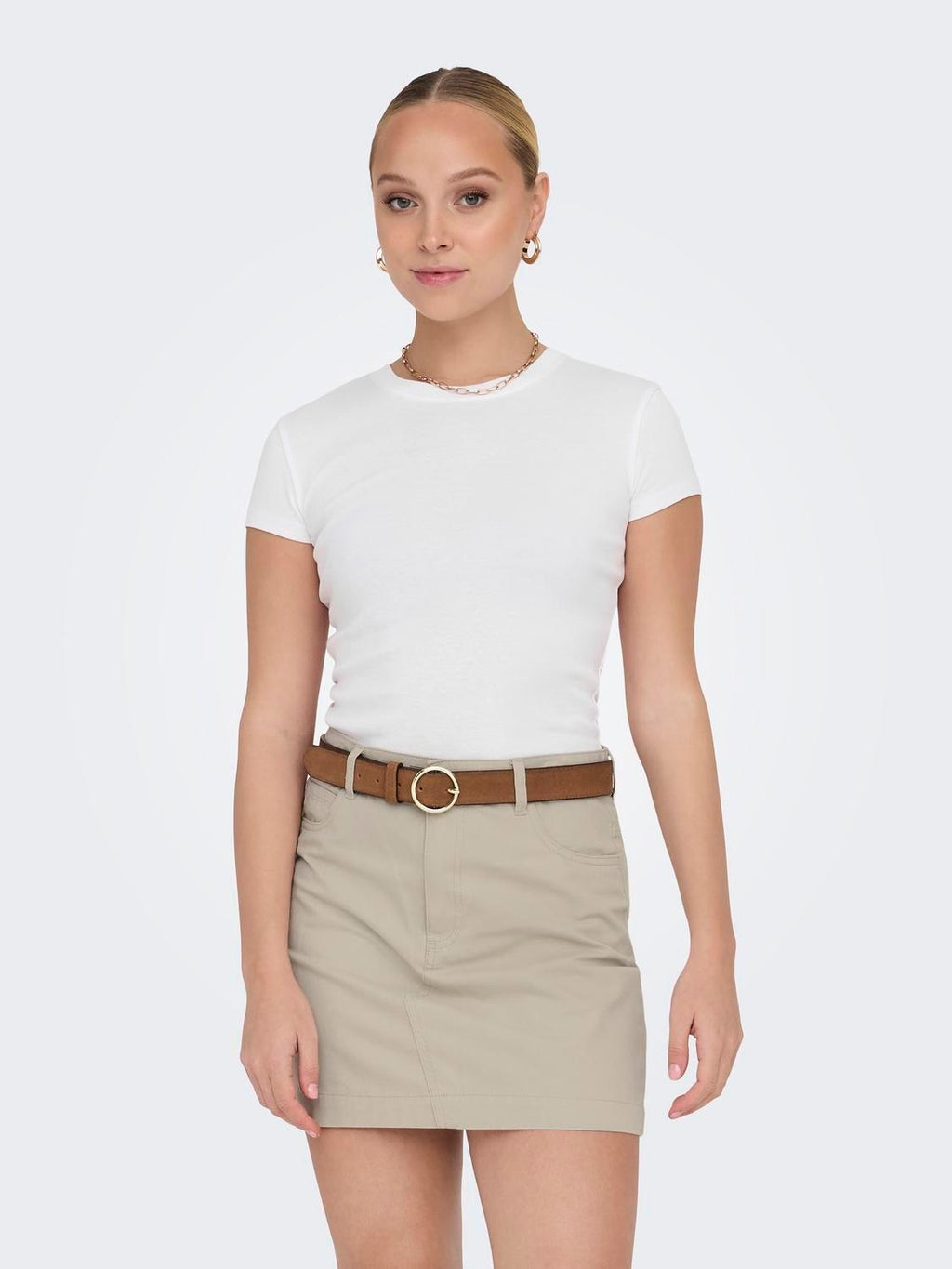 ONLELINA S/S O-NECK SHORT TOP JRS NOOS 