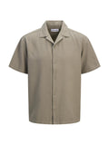JACK AND JONES JJGLOBAL WAFFLE RESORT SHIRT SS
