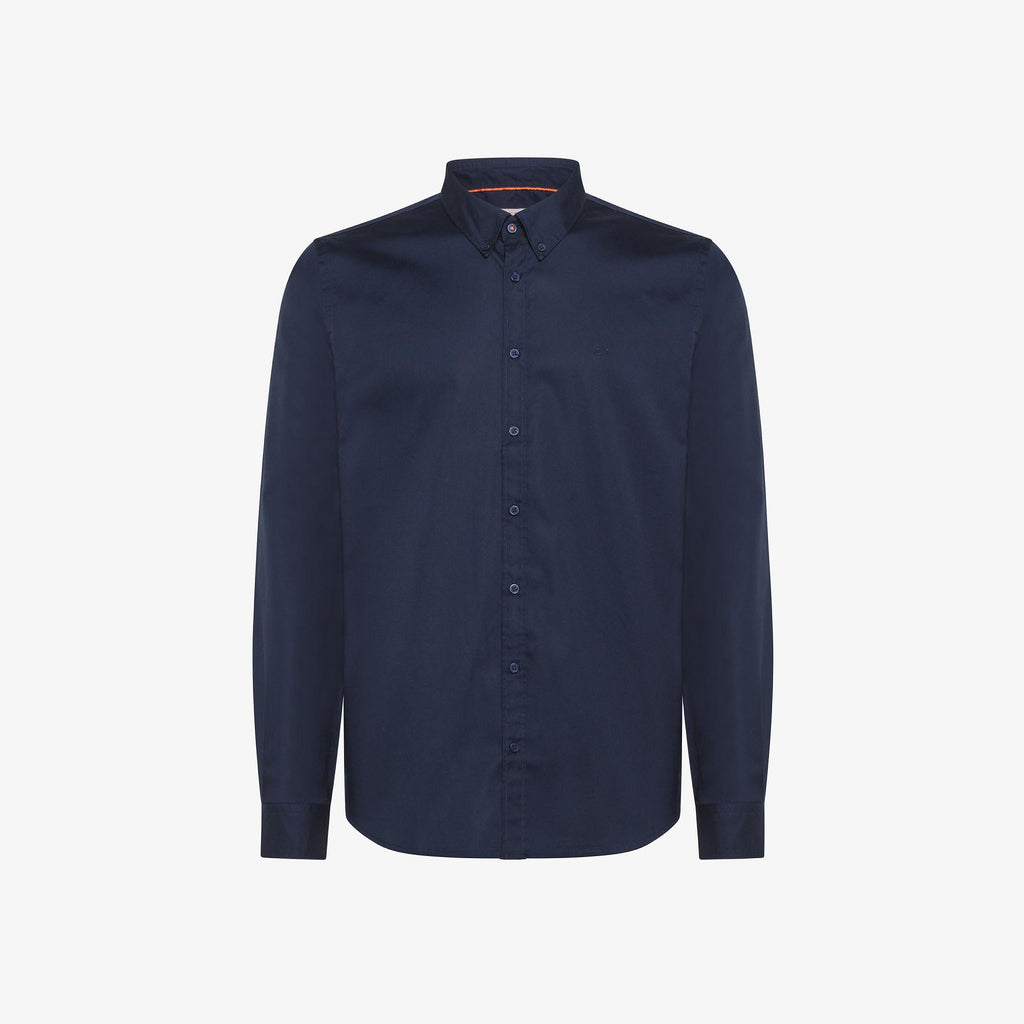 SHIRT NEW OXFORD SMALL COLLAR B/D L/S 