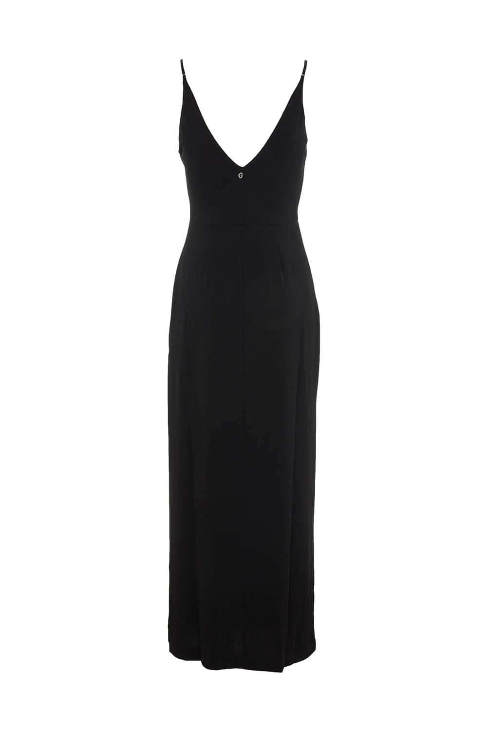 MICRO STRAPS RAMSHA LONG DRESS 