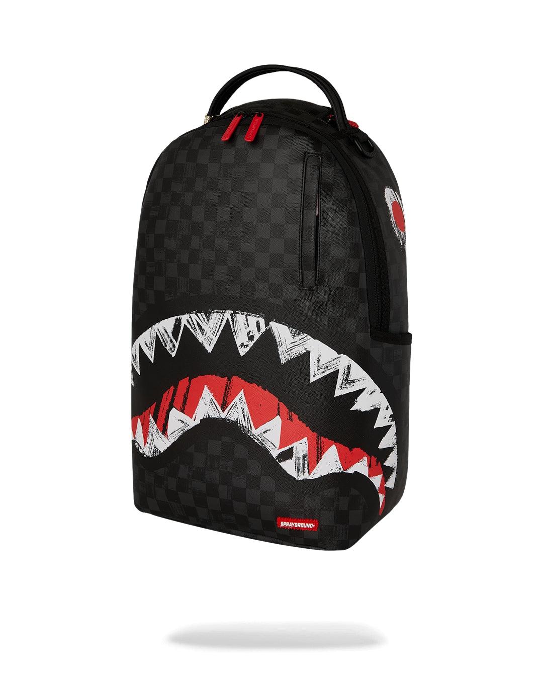 SCRIBBLE SHARK BACKPACK 910B7102NSZ/CHECK SPRAYGROUND