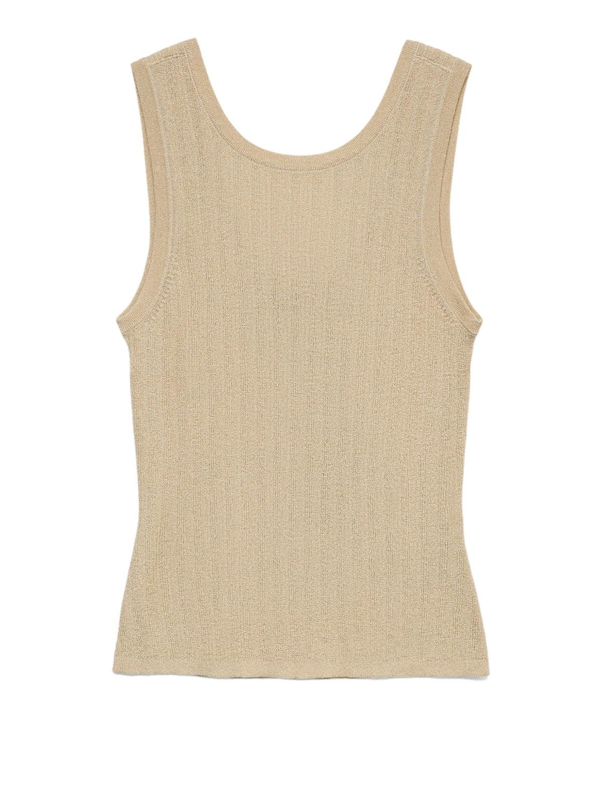 10342597/Oatmeal W GOLD LUREX VERO MODA