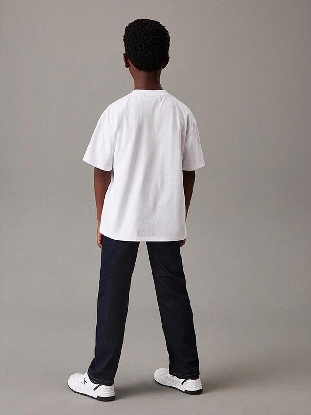EMBOSSED CHECK MONO SS T-SHIRT 