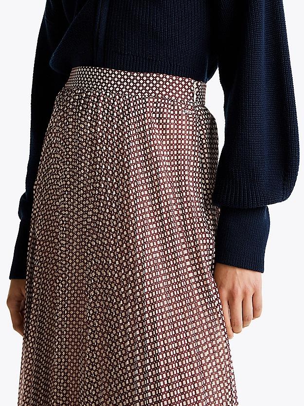 RUFFLE SUNRAY PLEATE WW0WW43883/09Z TOMMY HILFIGER