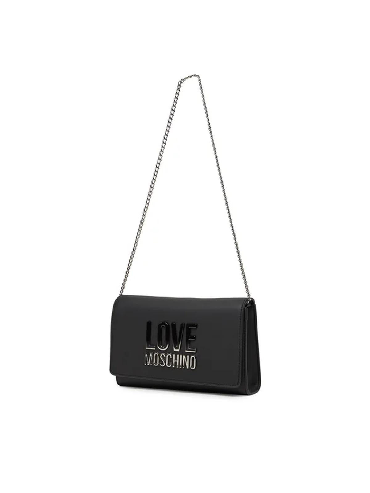 BORSA PU GRS NERO+GALV.NIKEL 