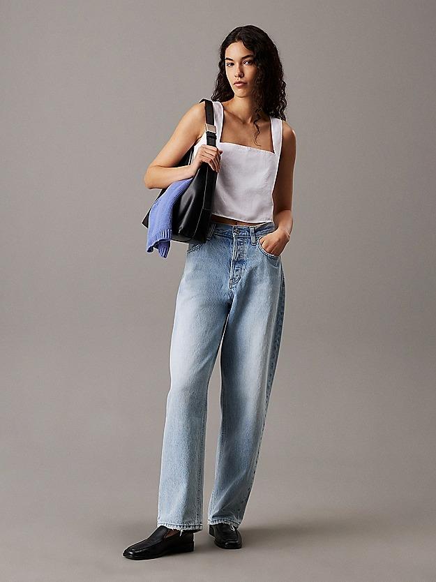 SOFT LINEN TOP J20J225347/YAA CALVIN KLEIN JEANS