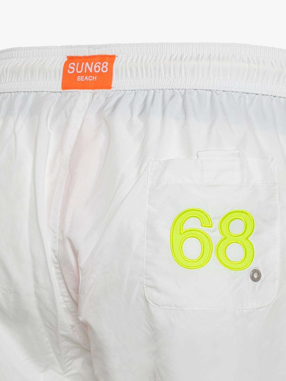 SWIM PANT WITH LOGO FLUO 
