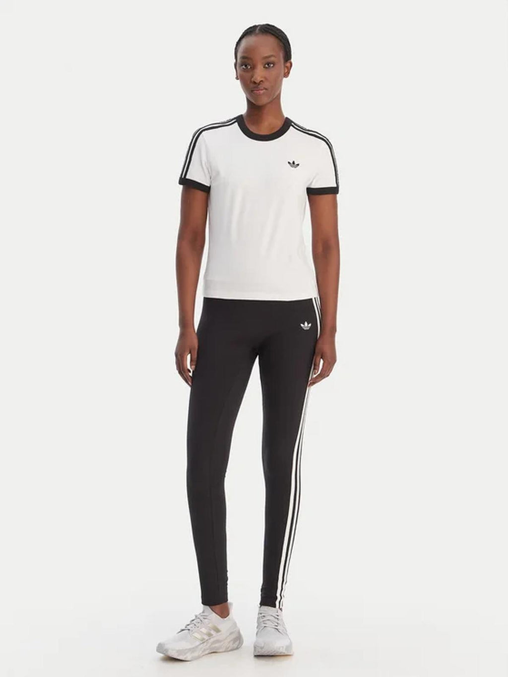 3S TEE SLIM         WHITE/BLACK 