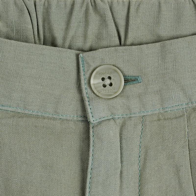 LINEN BLEND SHORTS 