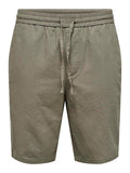 ONLY&SONS ONSLINUS 0007 COT LIN SHORTS NOOS