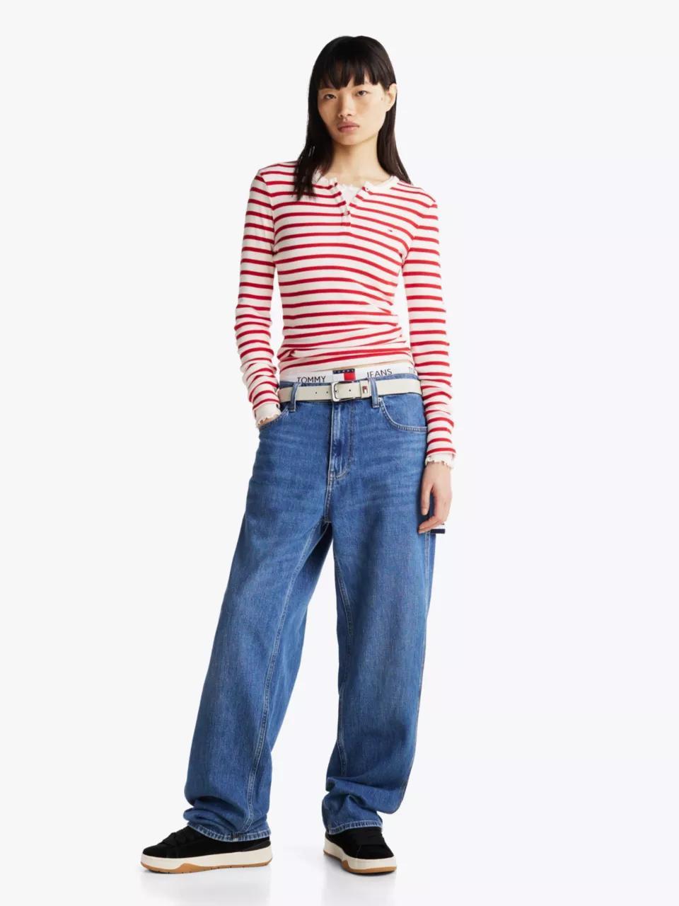 TJW SLM BUTTON RIB C DW0DW19501/0EZ TOMMY JEANS