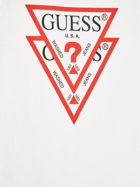 SL DRESS_CORE J92K57KAUD0/TWHT GUESS