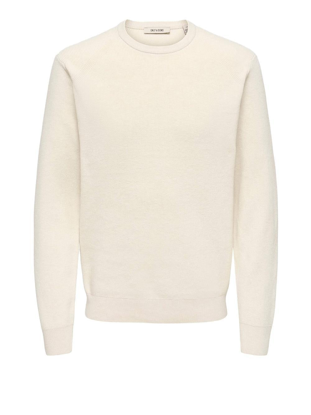 ONSALFI REG LS CREW KNIT CAMP 