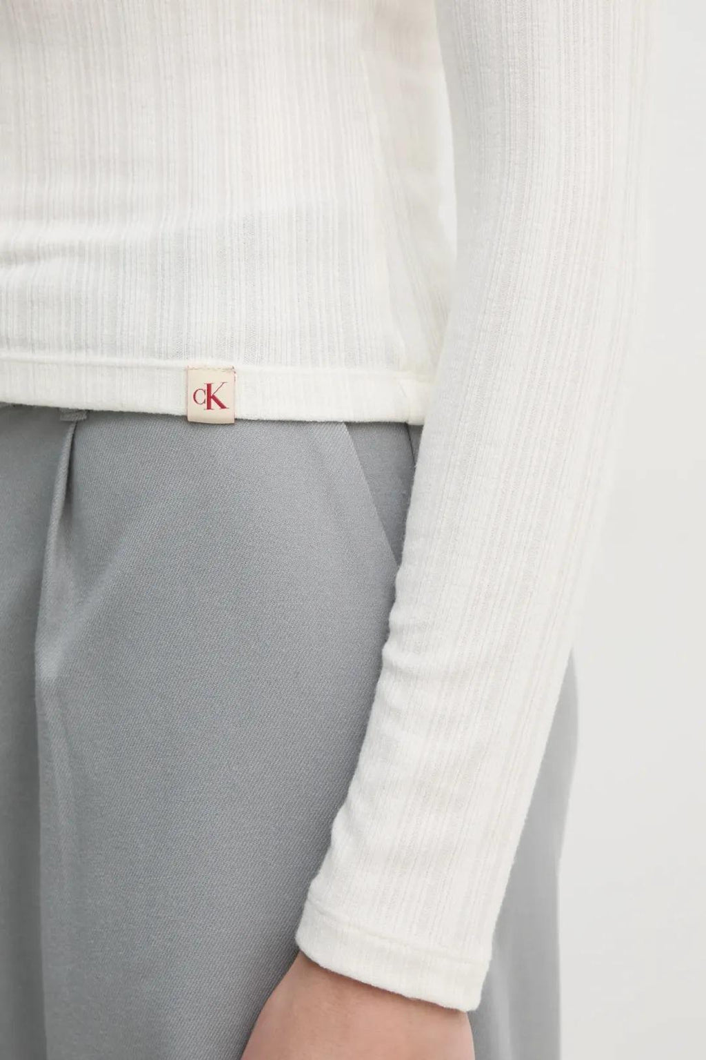 WARM TEXTURE RIB BAR J20J224992/YBI CALVIN KLEIN JEANS