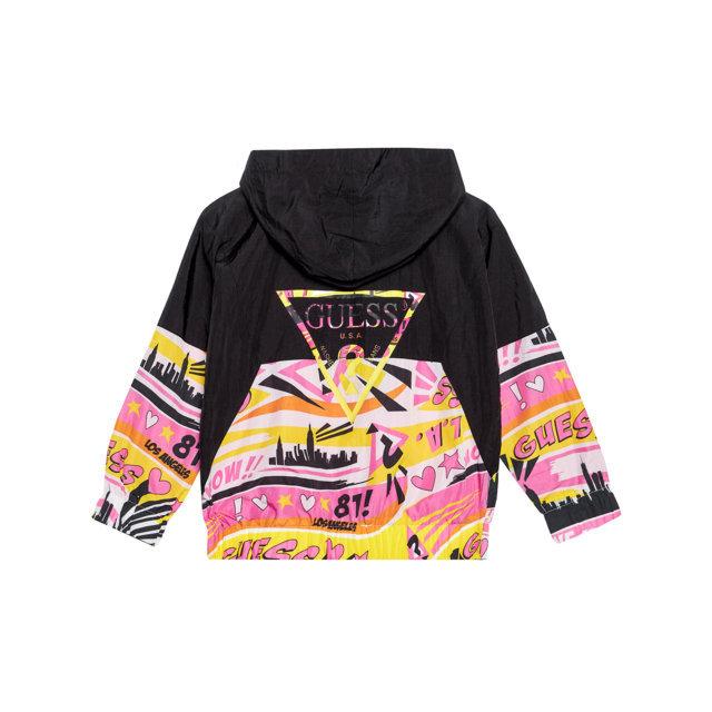 LS JACKET J1RL02WDM50/JBLK GUESS