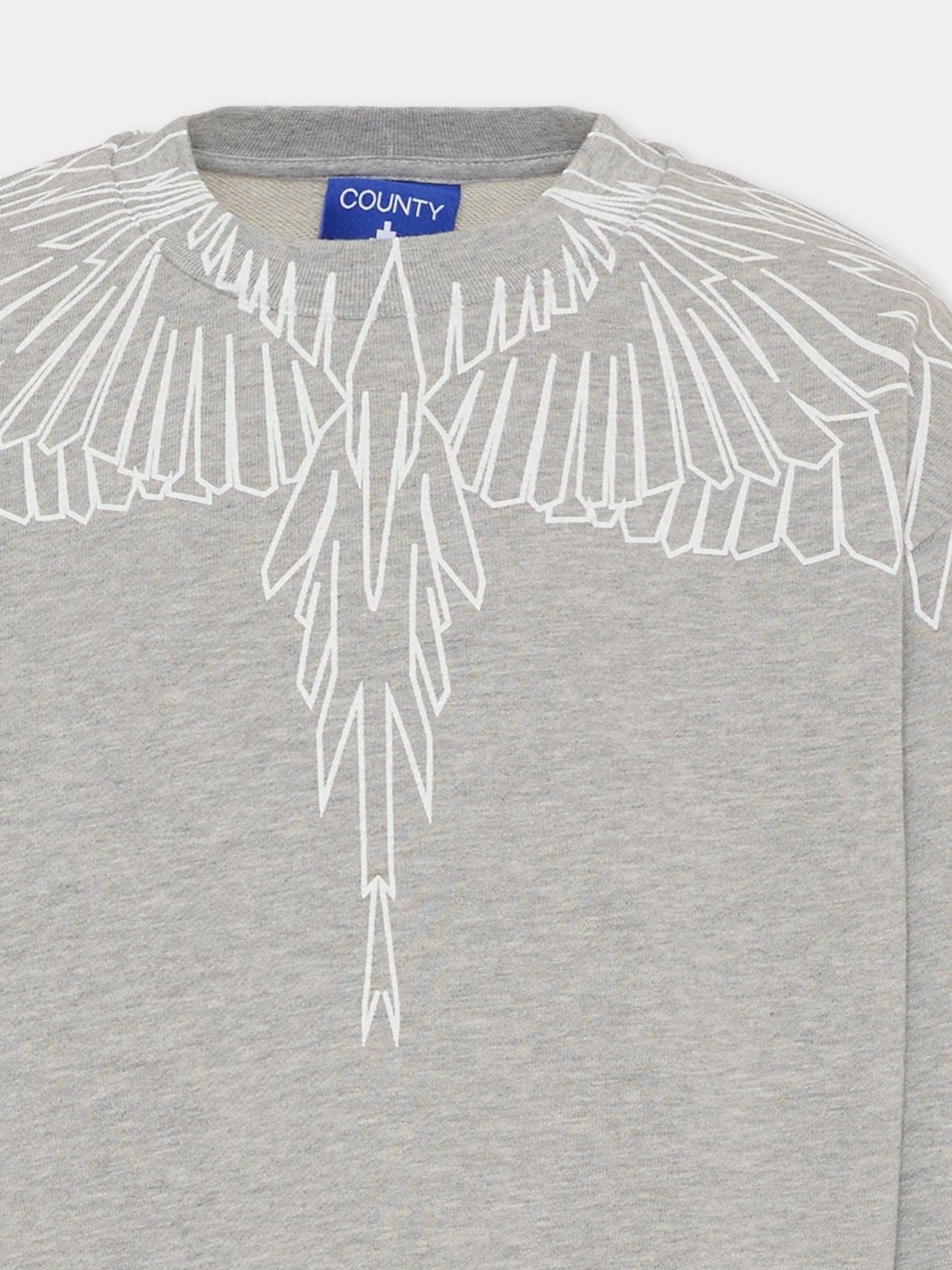 SWEATSHIRT BOY F5CMJBSW071/101 MARCELO BURLON COUNTY OF MILAN