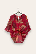 LOVEme Camicia seta e cotone in fantasia