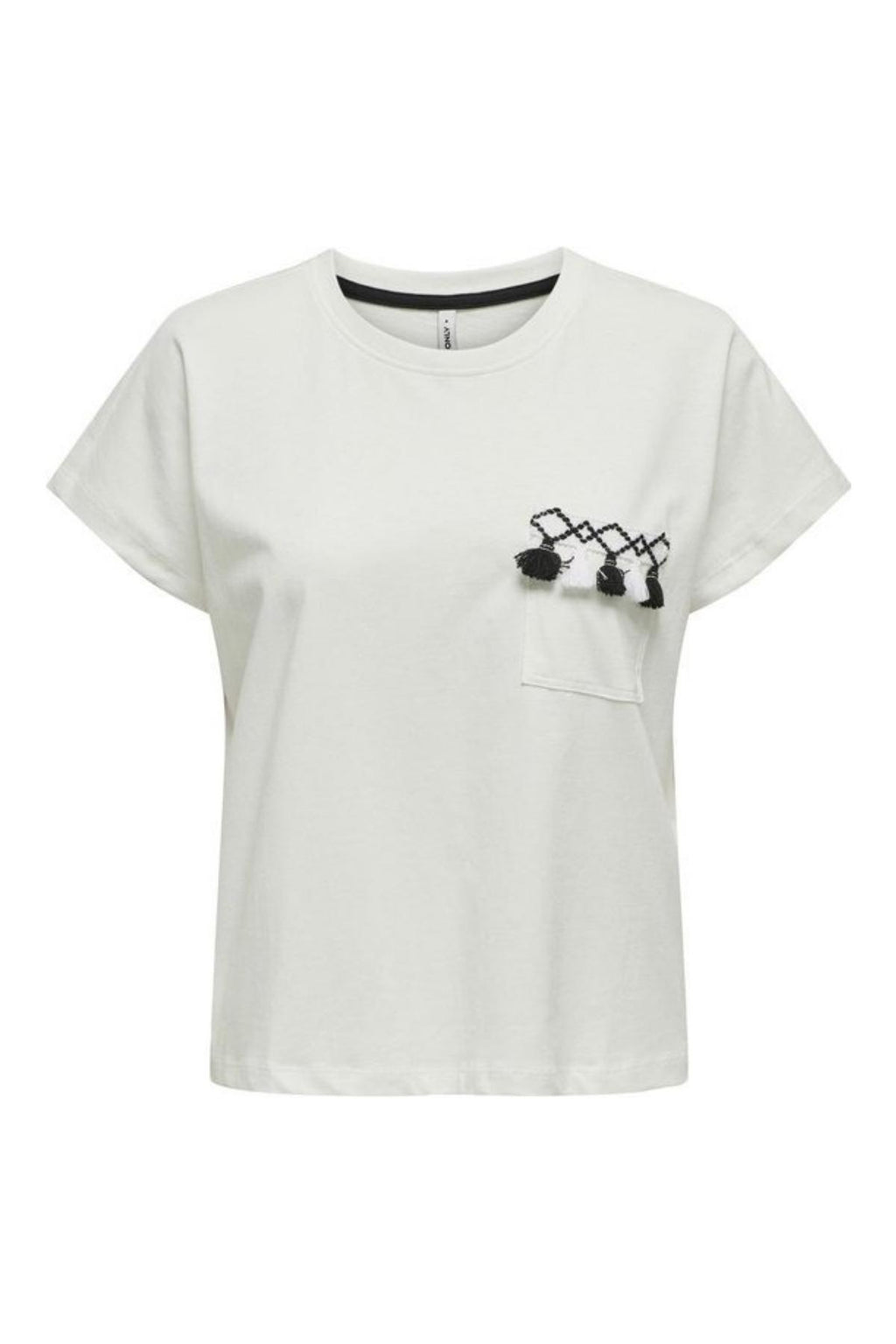 ONLJILL LIFE S/S TOP BOX JRS 15324337/Cloud Dancer ONLY