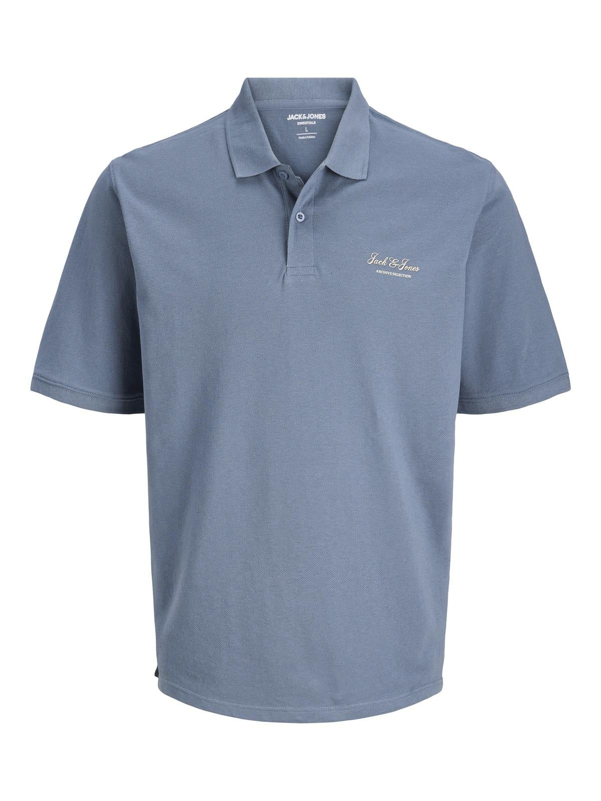 JJEARCHIVE GRAPHIC POLO SS LN 