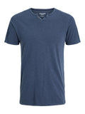 JACK AND JONES JJESPLIT NECK TEE SS NOOS