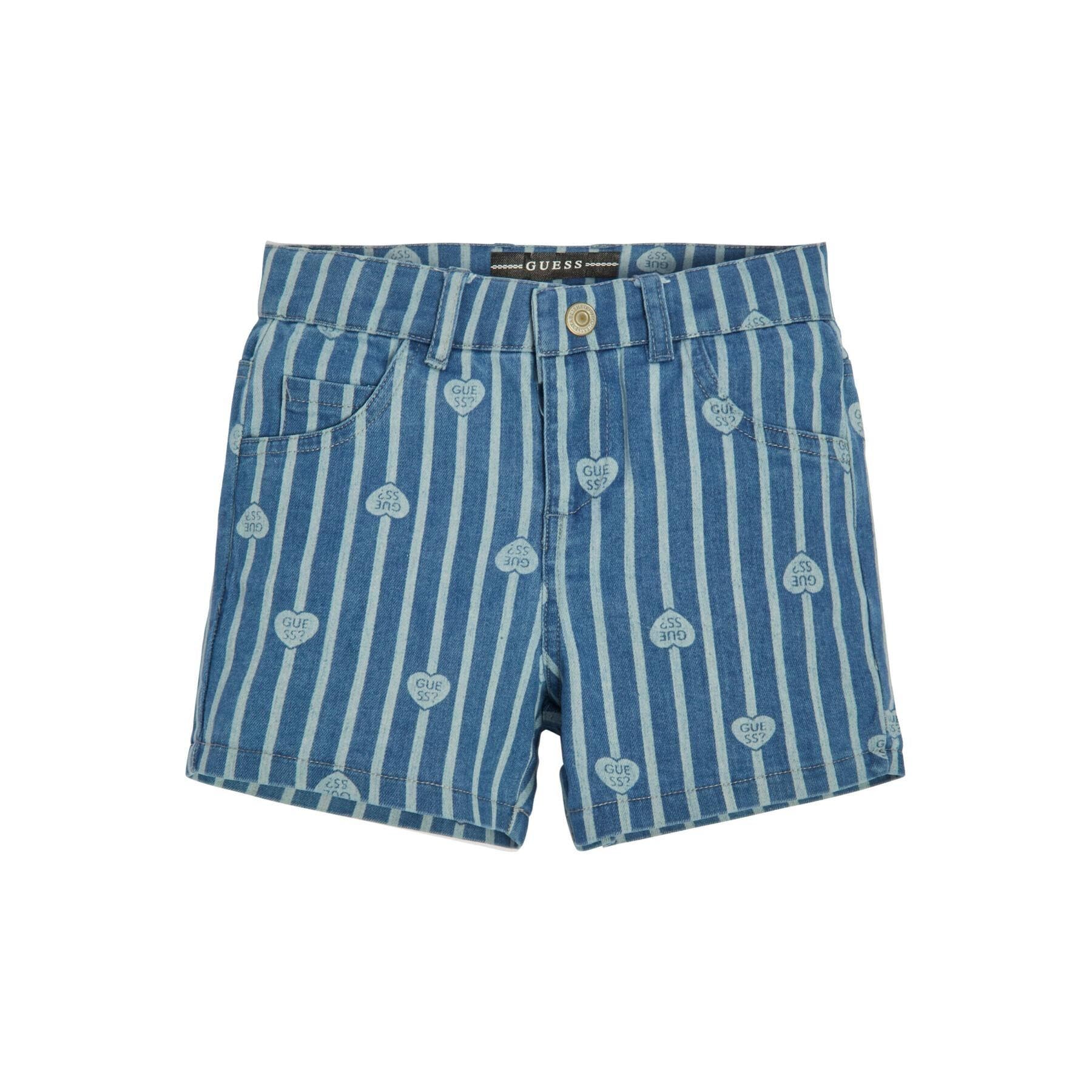 STRETCH DENIM SHORTS 