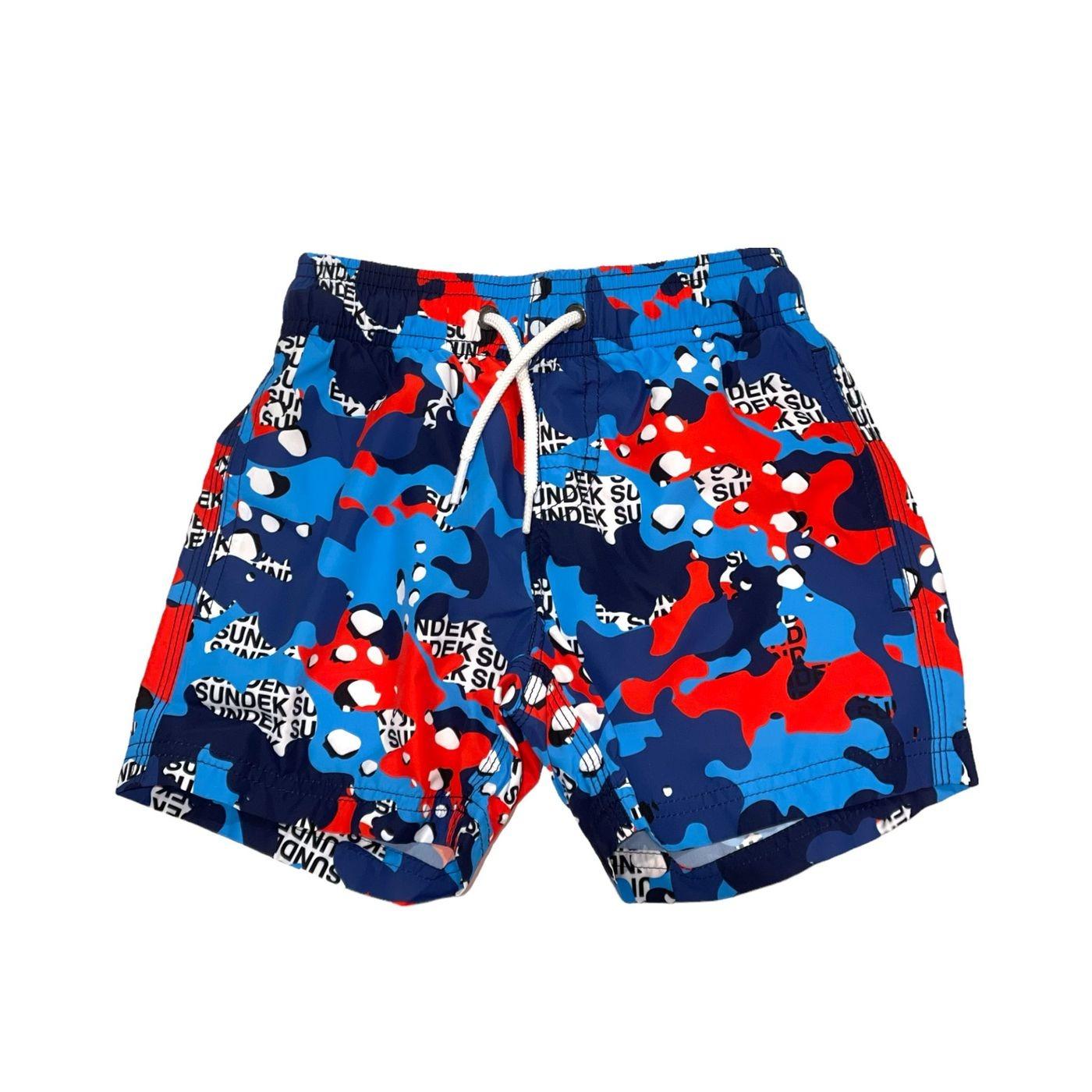 PRINTED SWIM TRUNKS 