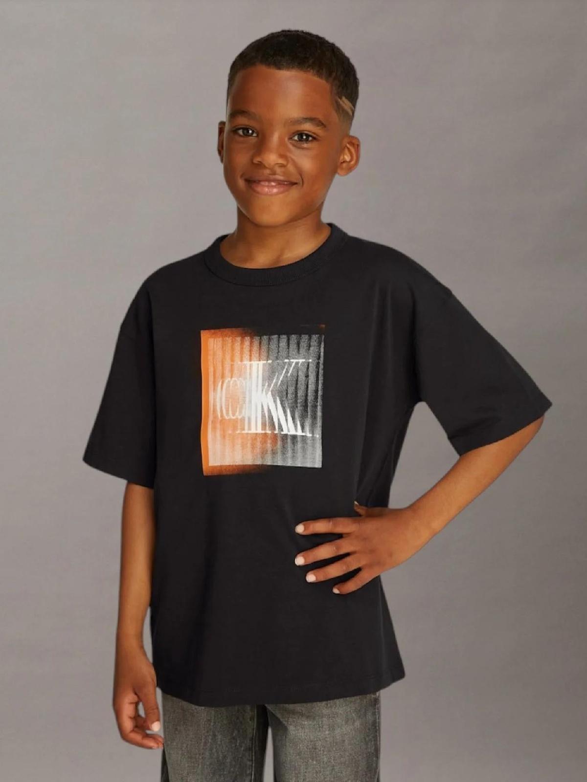 LARGE SHIFTED CK SS T-SHIRT 