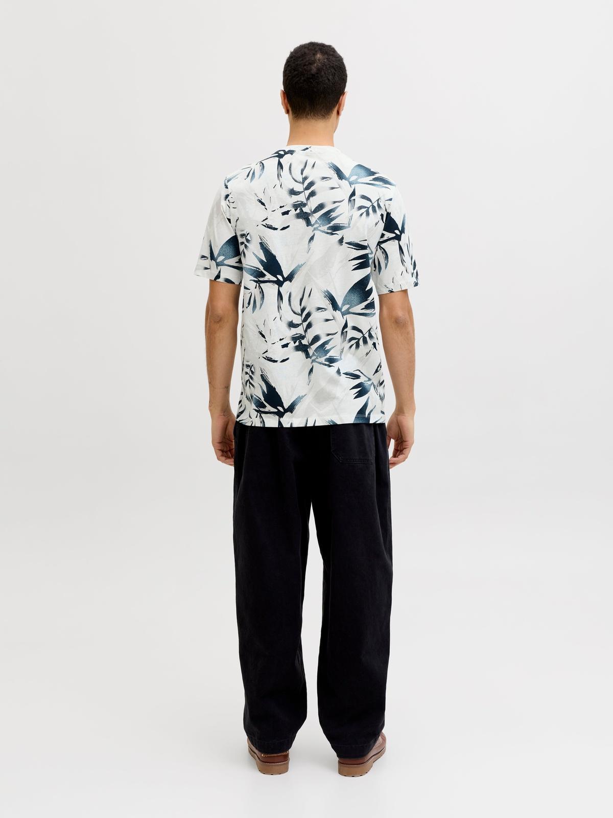 JJHONOLULU AOP TEE SS CREW NECK 