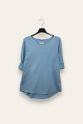 LOVEme Maglietta girocollo in cotone garzato