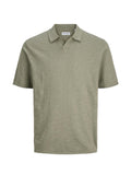 JACK AND JONES JJKANE KNIT SPLIT NECK POLO