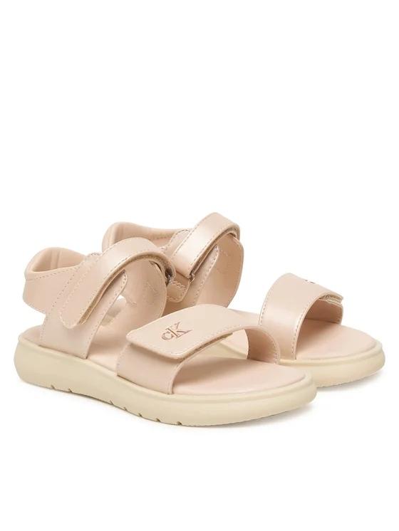 SANDALO VELCRO ROSA 