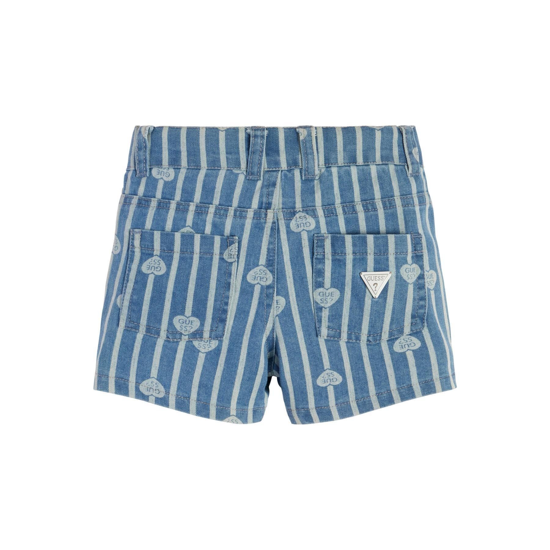 STRETCH DENIM SHORTS 