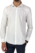 URBAN RING CAMICIA M/L MISTO LINO C.FRANC