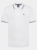 NORTH SAILS POLO SHORT SLEEVE COLLAR W/STRIPED IN CONTRAST