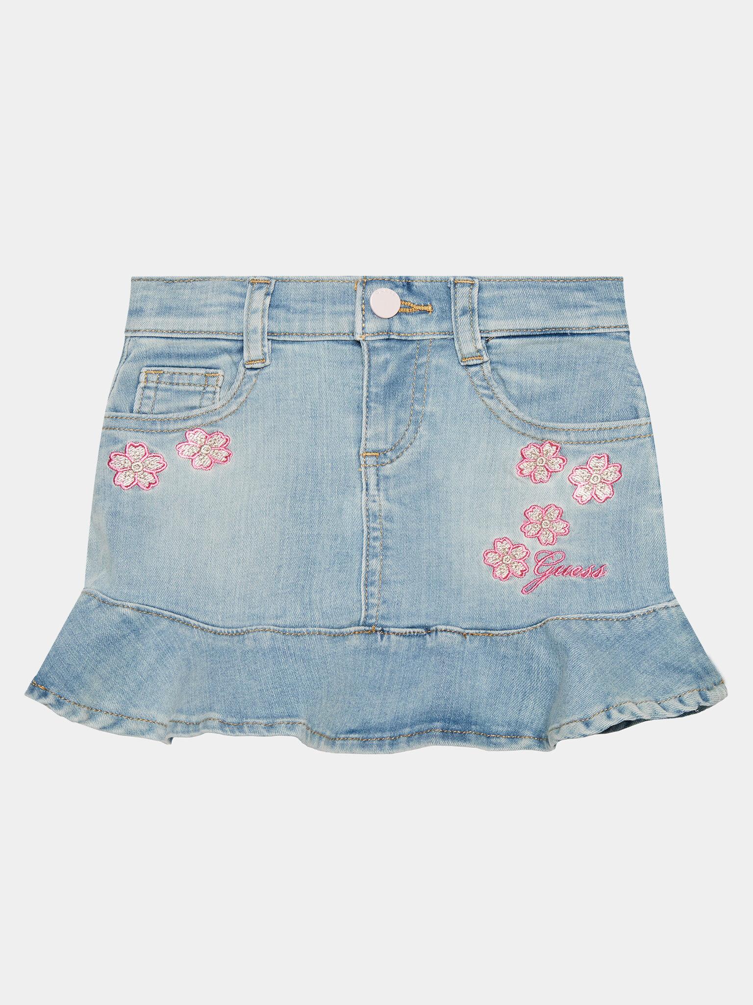 STRETCH DENIM SKIRT 