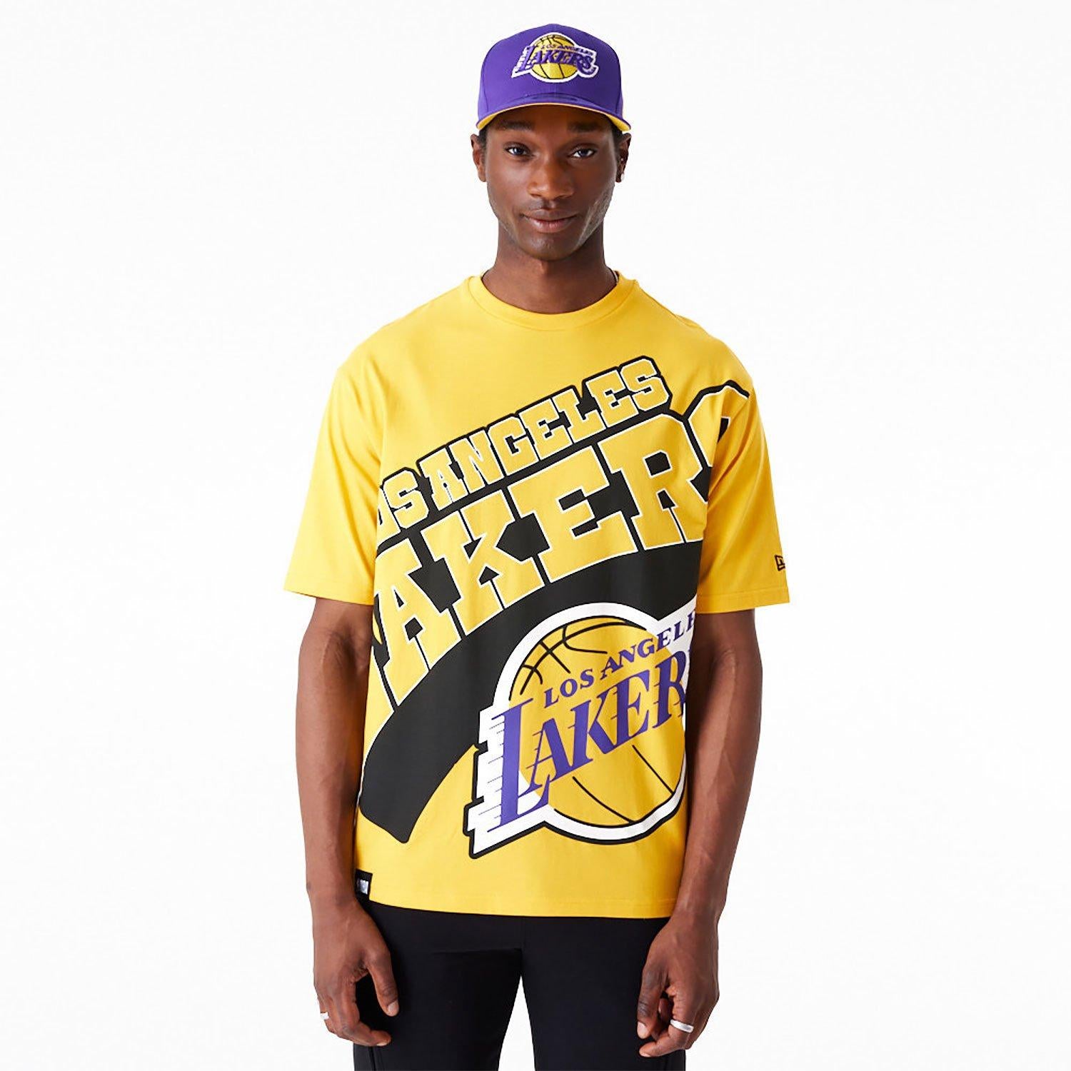 NBA LARGE WRDMRK OS TEE LOSLAK  AGD 