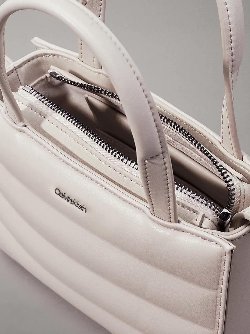 LINE QUILT MINI TOTE 