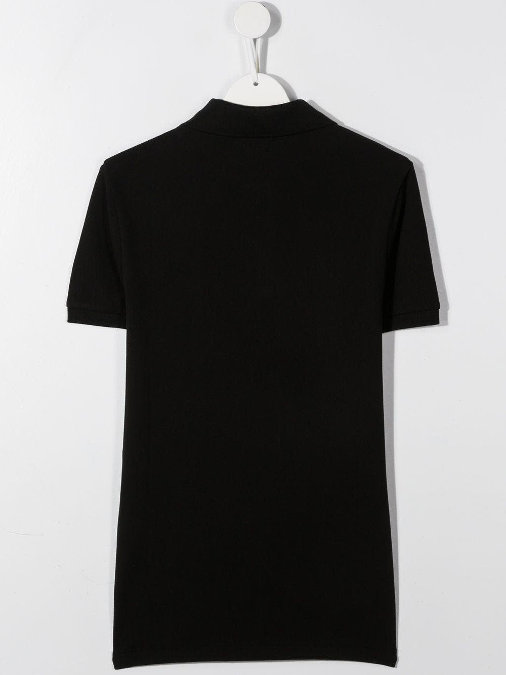 SLIM FIT COTTON MESH POLO SHIRT 