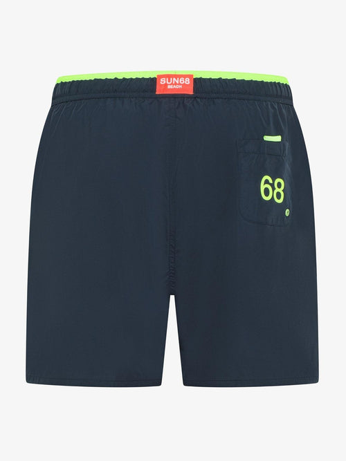 SWIM PANT FLUO DETAIL WAISTBAND 