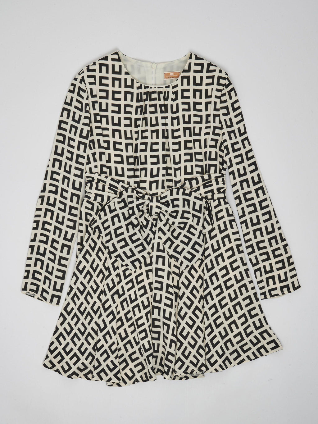 ABITO IN GEORGETTE ST. LABIRIN EFAB455 GAE11 BE011/D014 ELISABETTA FRANCHI La Mia Bambina