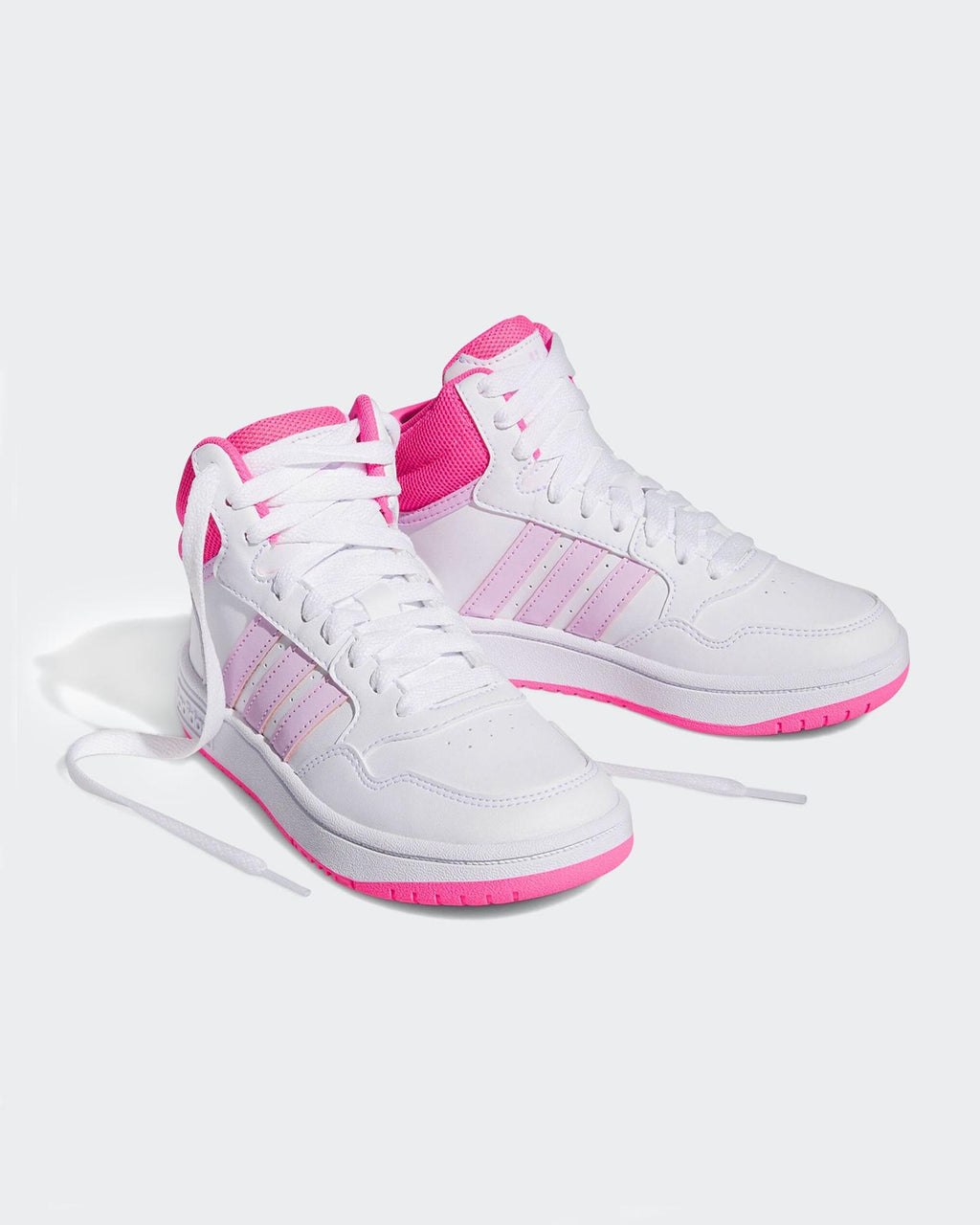 HOOPS 3.0 MID K     FTWWHT/ORCFUS/LUCPNK 