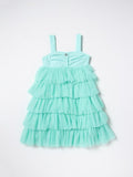 SHORT TULLE RUFFLED DRESS WITH TAF BODIES